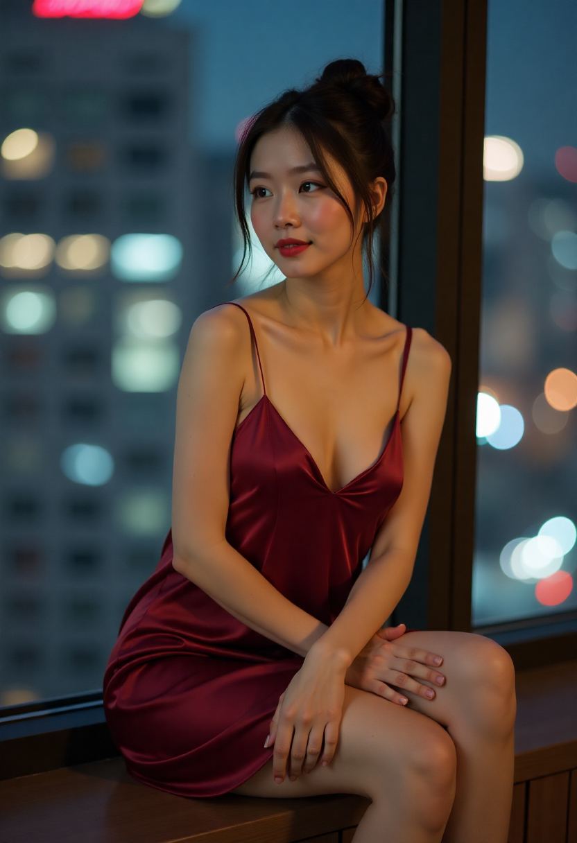 定妆照对比